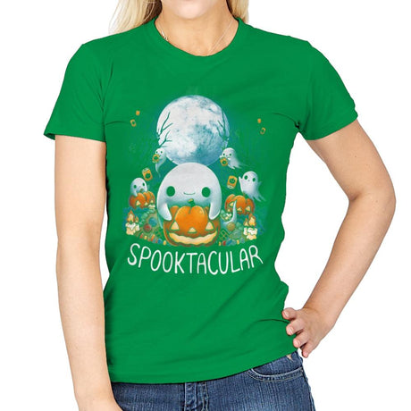 Spooktacular - Womens T-Shirts RIPT Apparel Small / Irish Green