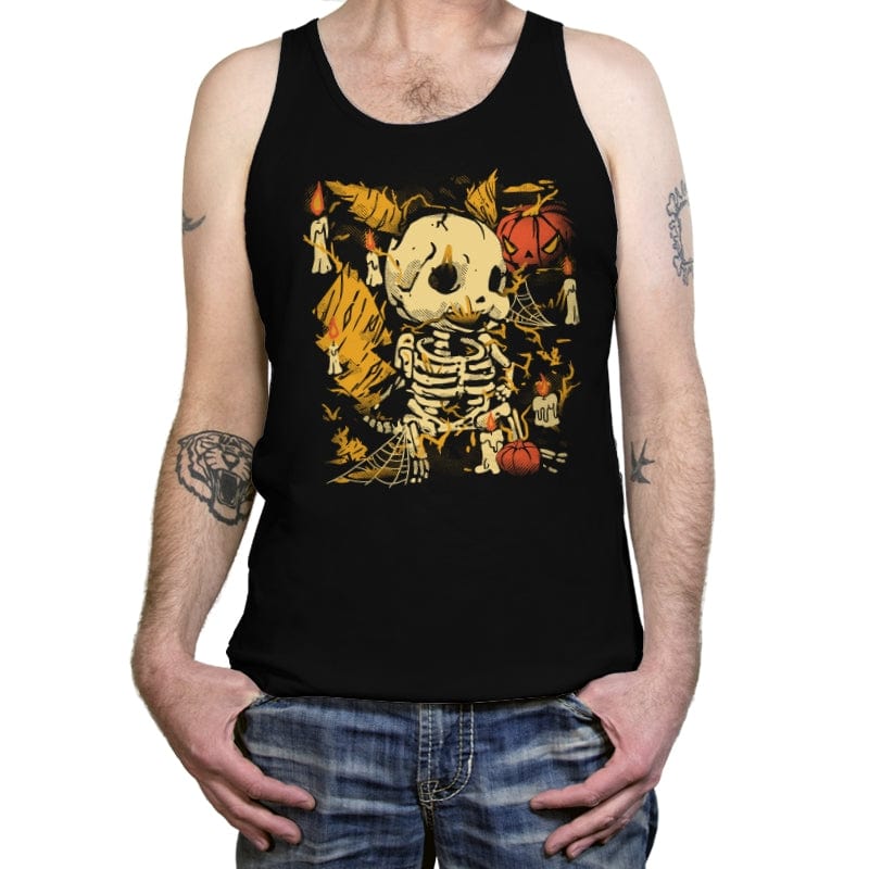 Spooky Electric Fossils - Tanktop Tanktop RIPT Apparel X-Small / Black