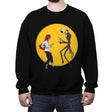 Spooky Fiction - Crew Neck Sweatshirt Crew Neck Sweatshirt RIPT Apparel Small / Black