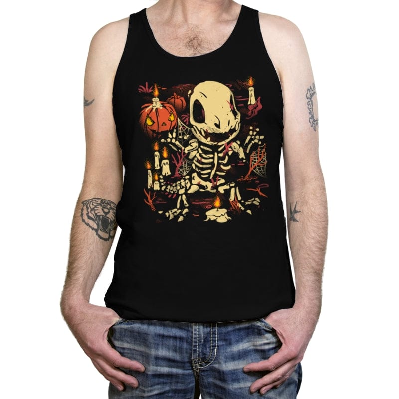 Spooky Fire Fossils - Tanktop Tanktop RIPT Apparel X-Small / Black