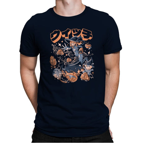 Spooky Hunter - Mens Premium T-Shirts RIPT Apparel Small / Midnight Navy