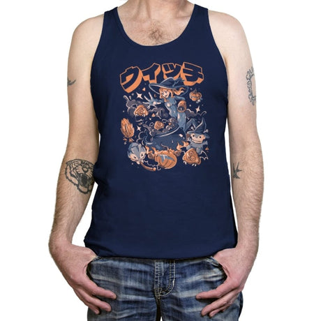 Spooky Hunter - Tanktop Tanktop RIPT Apparel X-Small / Navy