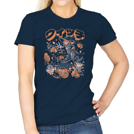 Spooky Hunter - Womens T-Shirts RIPT Apparel Small / Navy