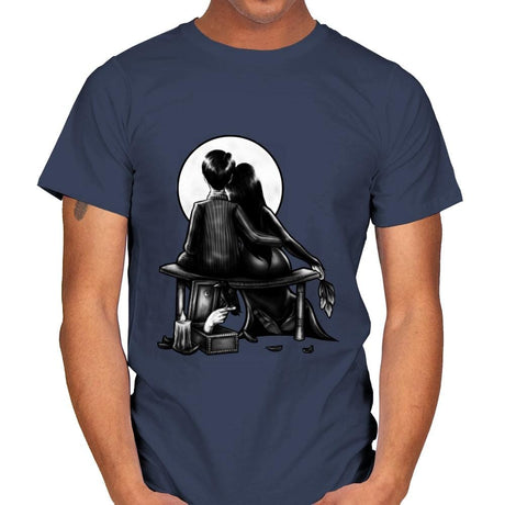 Spooky Love - Mens T-Shirts RIPT Apparel Small / Navy