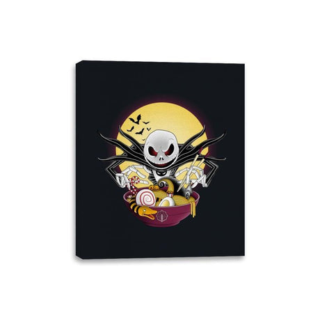 Spooky Ramen - Canvas Wraps Canvas Wraps RIPT Apparel 8x10 / Black