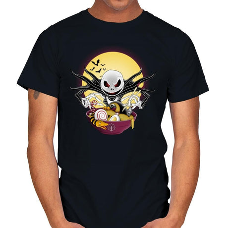 Spooky Ramen - Mens T-Shirts RIPT Apparel Small / Black