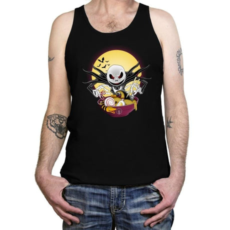 Spooky Ramen - Tanktop Tanktop RIPT Apparel X-Small / Black