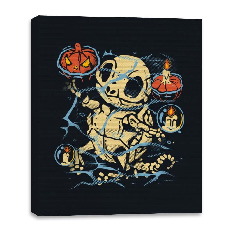 Spooky Water Fossils - Canvas Wraps Canvas Wraps RIPT Apparel 16x20 / Black