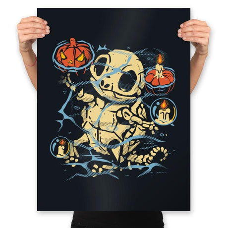 Spooky Water Fossils - Prints Posters RIPT Apparel 18x24 / Black