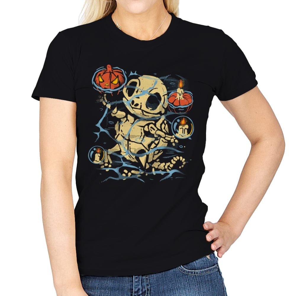 Spooky Water Fossils - Womens T-Shirts RIPT Apparel Small / Black