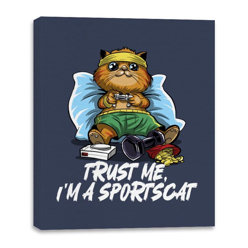 SportCat - Canvas Wraps Canvas Wraps RIPT Apparel 16x20 / Navy