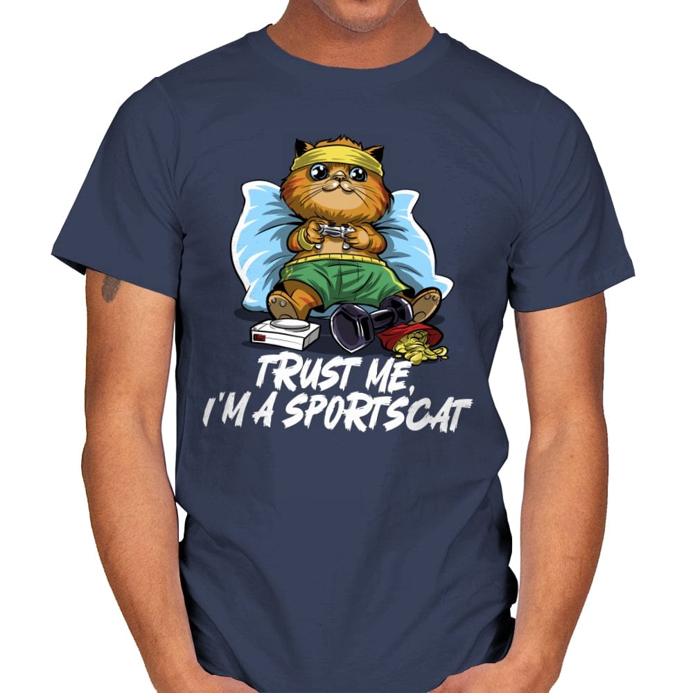 SportCat - Mens T-Shirts RIPT Apparel Small / Navy