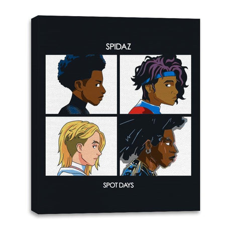 Spot Days Unmasked - Canvas Wraps Canvas Wraps RIPT Apparel 16x20 / Black