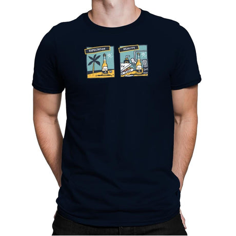 Spring Break My Plans - Mens Premium T-Shirts RIPT Apparel Small / Midnight Navy