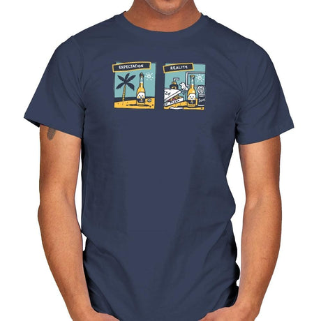 Spring Break My Plans - Mens T-Shirts RIPT Apparel Small / Navy