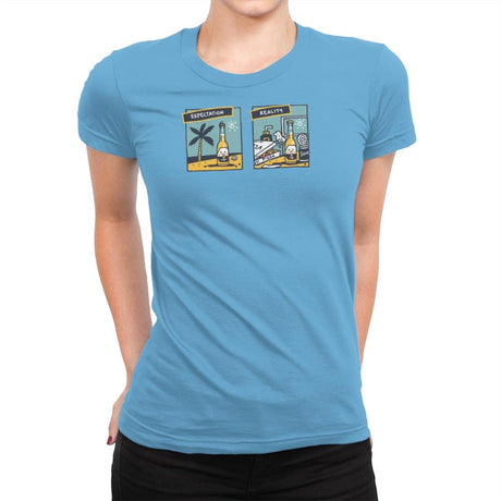 Spring Break My Plans - Womens Premium T-Shirts RIPT Apparel Small / Turquoise