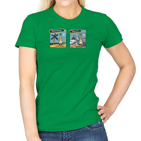 Spring Break My Plans - Womens T-Shirts RIPT Apparel Small / Irish Green