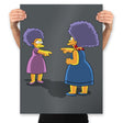 Springfield Meme - Prints Posters RIPT Apparel 18x24 / Charcoal