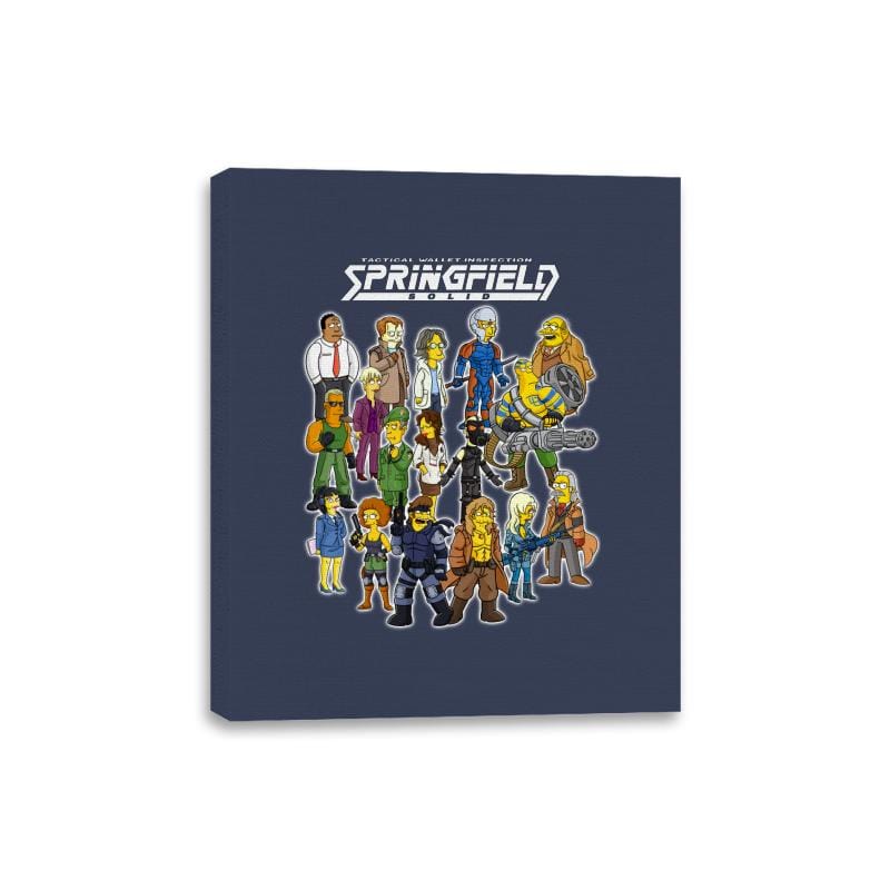 Springfield Solid - Canvas Wraps Canvas Wraps RIPT Apparel 8x10 / Navy