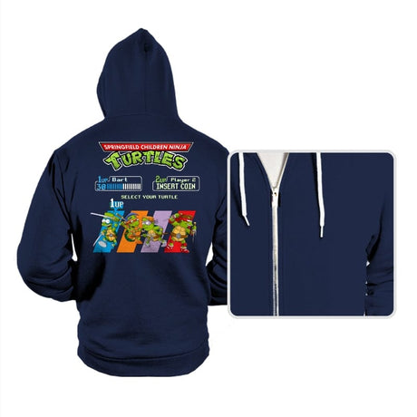 Springfield Turtles  - Hoodies Hoodies RIPT Apparel Small / Navy