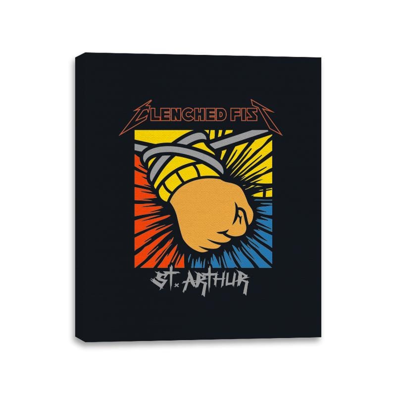 St. Arthur - Canvas Wraps Canvas Wraps RIPT Apparel 11x14 / Black