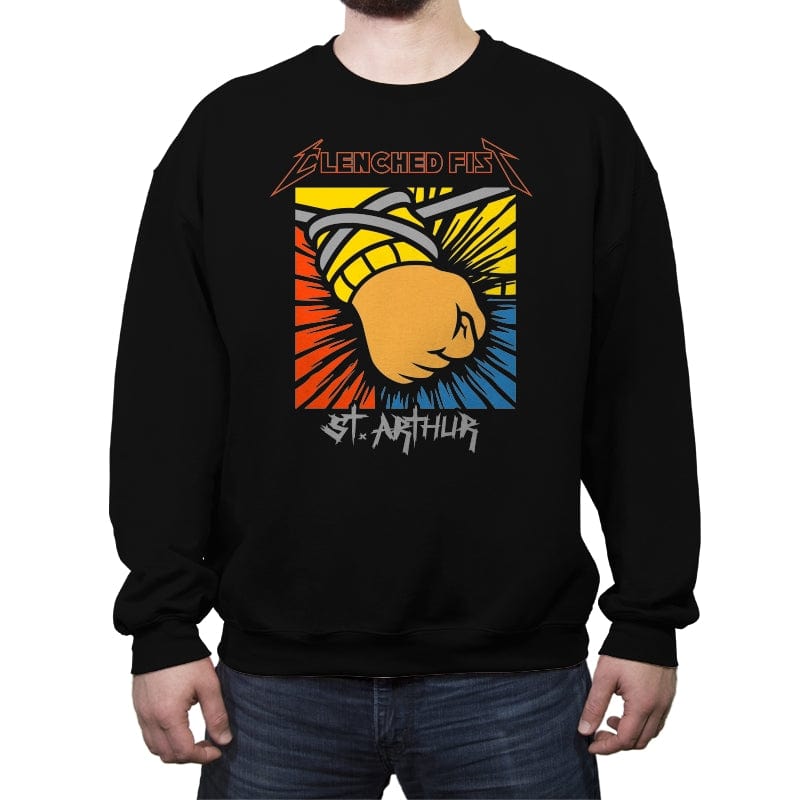 St. Arthur - Crew Neck Sweatshirt Crew Neck Sweatshirt RIPT Apparel Small / Black