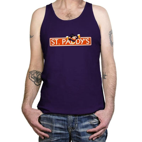 St. Paddy's Exclusive - St Paddys Day - Tanktop Tanktop RIPT Apparel X-Small / Team Purple