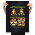 Stages of Turtle Infection - Prints Posters RIPT Apparel 18x24 / Black