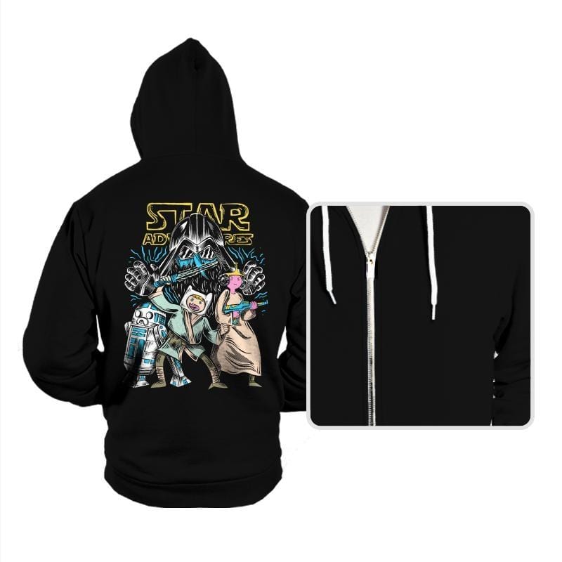 Star Adventures - Hoodies Hoodies RIPT Apparel Small / Black