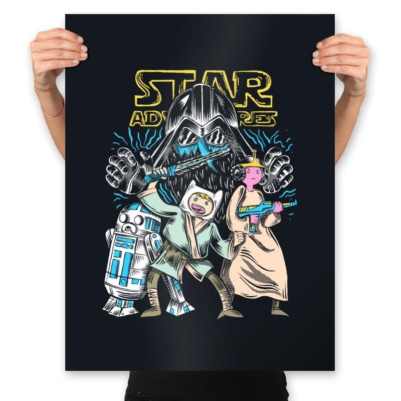 Star Adventures - Prints Posters RIPT Apparel 18x24 / Black