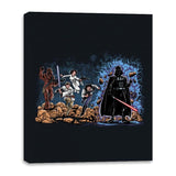 Star Cover - Canvas Wraps Canvas Wraps RIPT Apparel 16x20 / Black