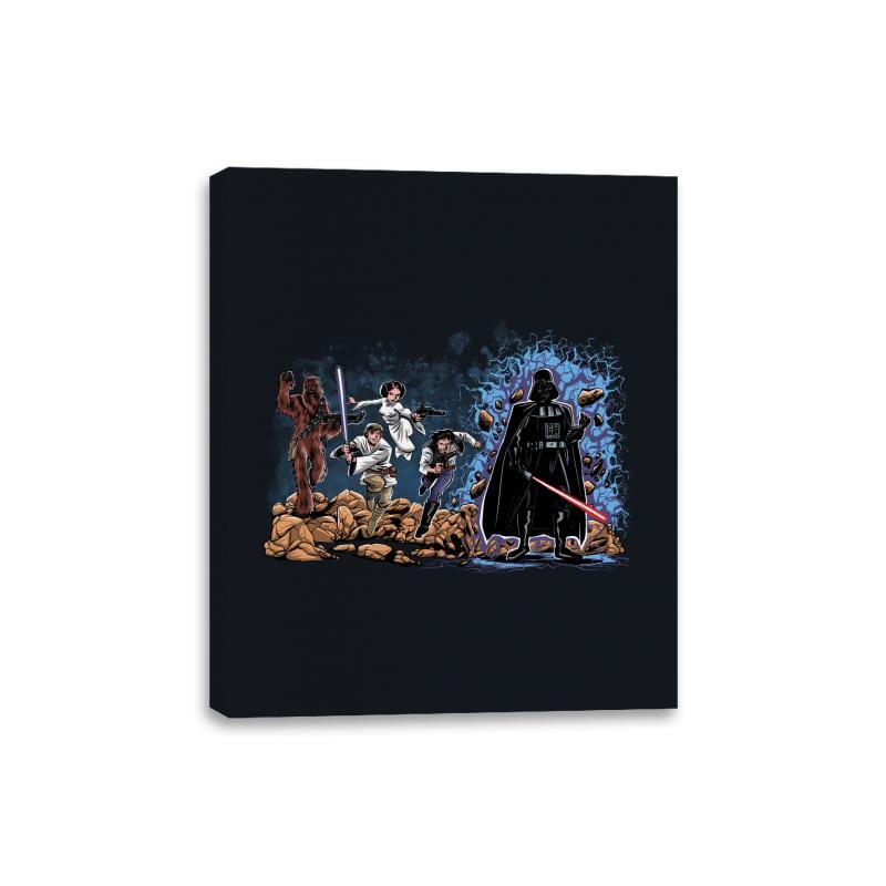 Star Cover - Canvas Wraps Canvas Wraps RIPT Apparel 8x10 / Black