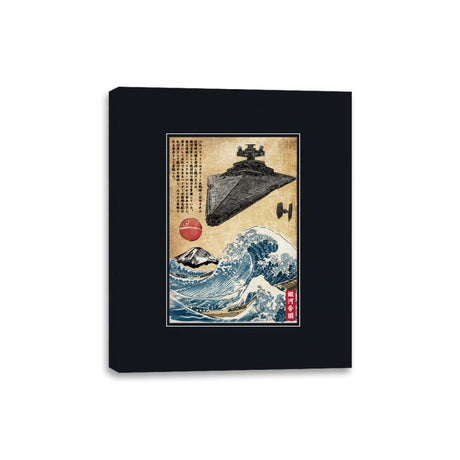 Star Destroyer in Japan - Canvas Wraps Canvas Wraps RIPT Apparel 8x10 / Black