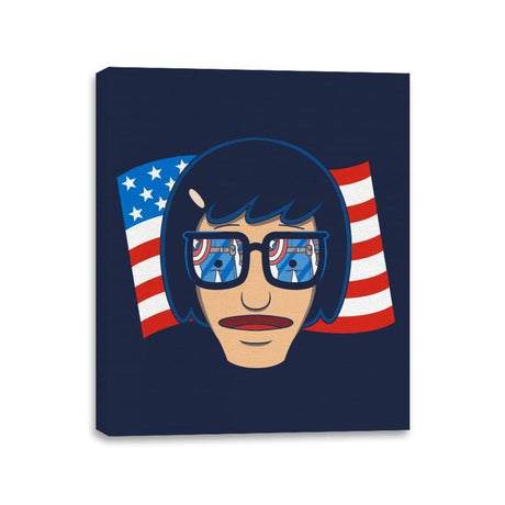 Star Spangled Butt - Canvas Wraps Canvas Wraps RIPT Apparel 11x14 / Navy