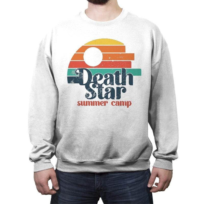 Star Summer Camp - Crew Neck Sweatshirt Crew Neck Sweatshirt RIPT Apparel Small / White