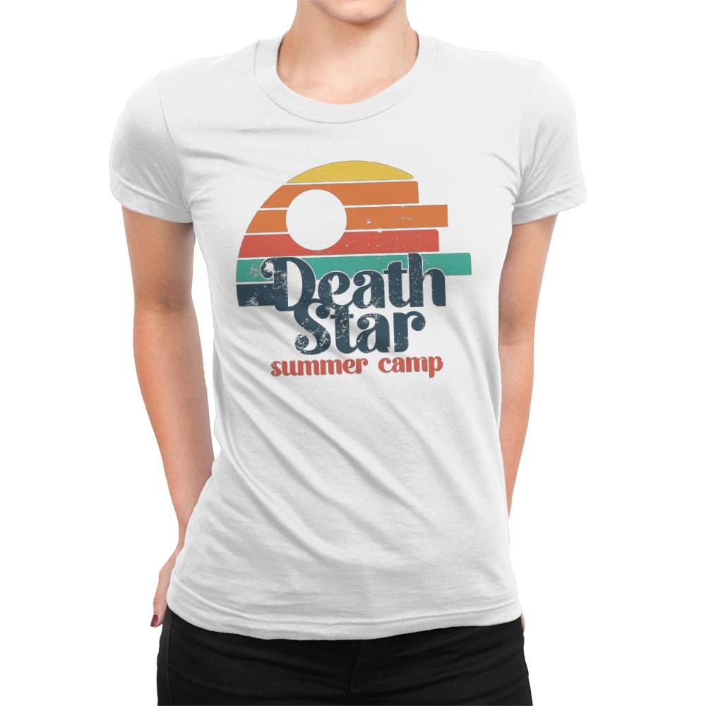 Star Summer Camp - Womens Premium T-Shirts RIPT Apparel Small / White