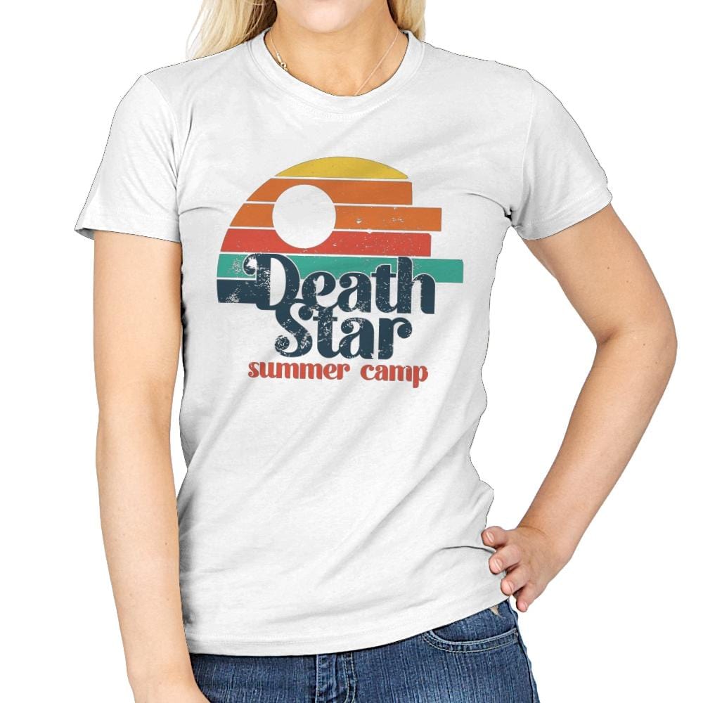 Star Summer Camp - Womens T-Shirts RIPT Apparel Small / White