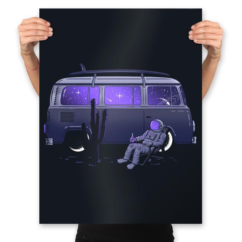 Star Trippin' - Prints Posters RIPT Apparel 18x24 / Black