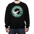 Starfighter Coffee - Crew Neck Sweatshirt Crew Neck Sweatshirt RIPT Apparel Small / Black