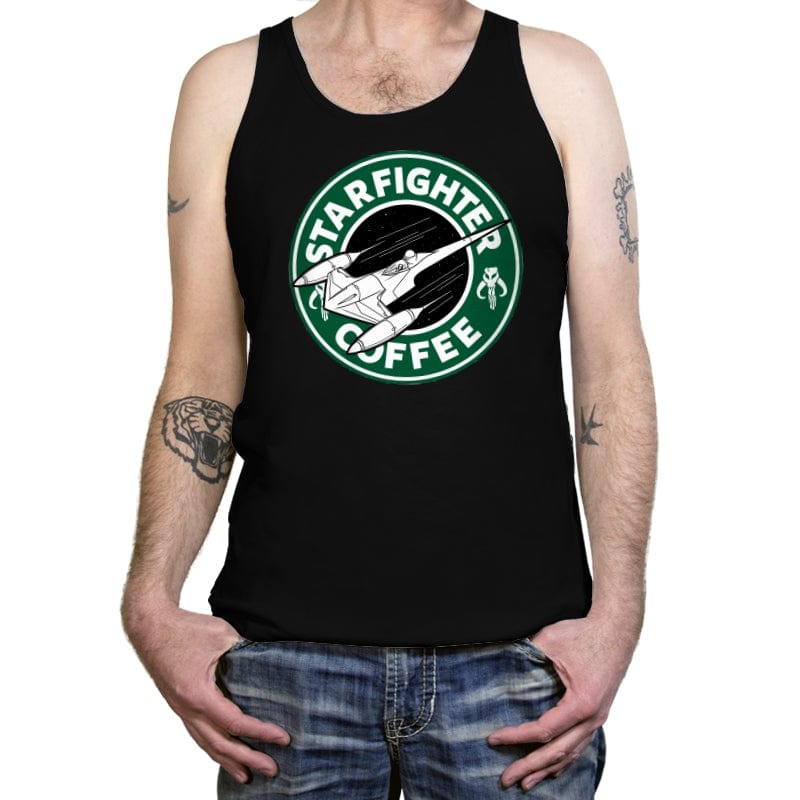 Starfighter Coffee - Tanktop Tanktop RIPT Apparel X-Small / Black