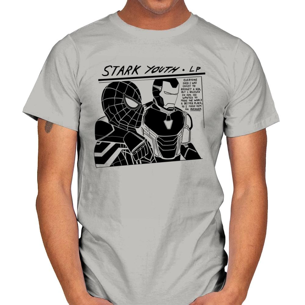 Stark Youth - Mens T-Shirts RIPT Apparel Small / Ice Grey