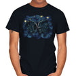 Starry Alien - Mens T-Shirts RIPT Apparel Small / Black