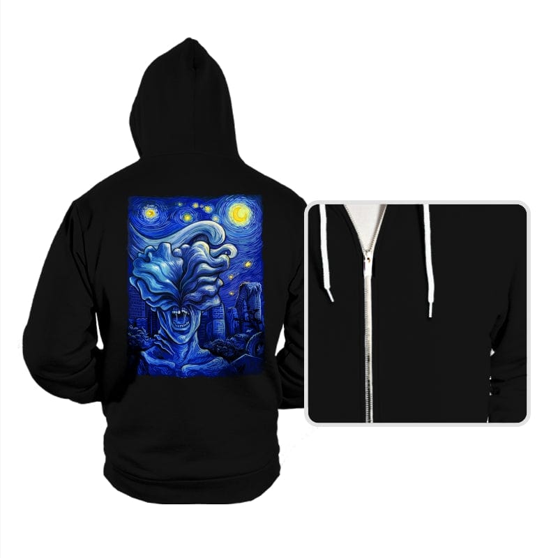 Starry Apocalypse - Hoodies Hoodies RIPT Apparel Small / Black