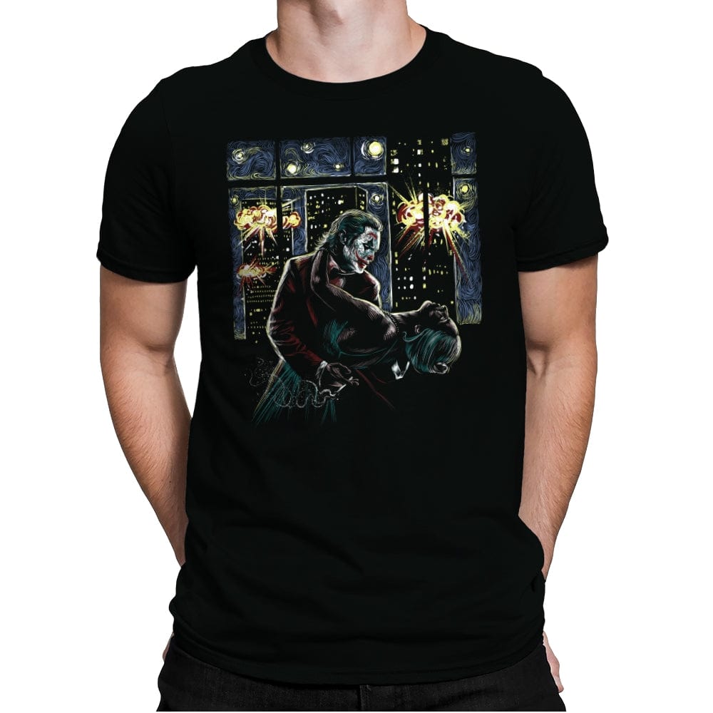 Starry Clown - Mens Premium T-Shirts RIPT Apparel Small / Black