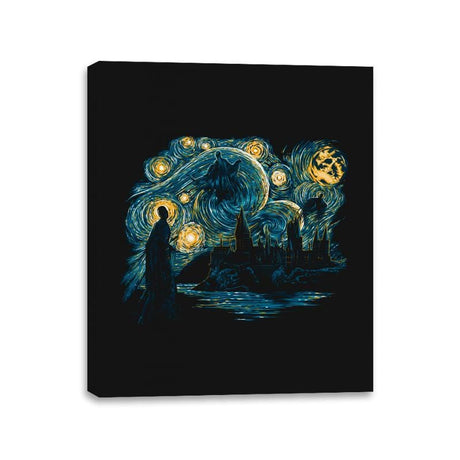 Starry Dementors - Canvas Wraps Canvas Wraps RIPT Apparel 11x14 / Black