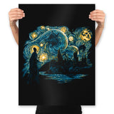 Starry Dementors - Prints Posters RIPT Apparel 18x24 / Black