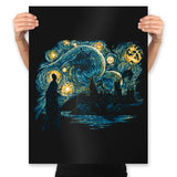 Starry Dementors - Prints Posters RIPT Apparel 18x24 / Black