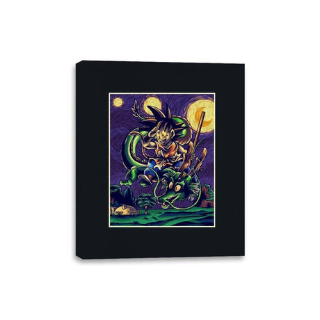 Starry Dragon - Canvas Wraps Canvas Wraps RIPT Apparel 8x10 / Black