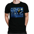 Starry Duel - Mens Premium T-Shirts RIPT Apparel Small / Black