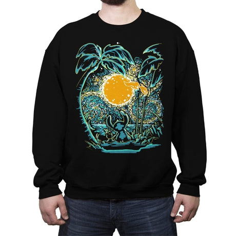 Starry Experiment - Crew Neck Sweatshirt Crew Neck Sweatshirt RIPT Apparel Small / Black